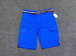 Summer DK Blue Kids Casual Loose Shorts With Four Pockets