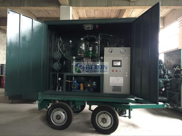 Quality 9000L / H Mobile Transformer Oil Purifier Double Stage Oil Purification Plant for sale