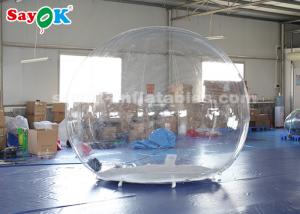China Clear Inflatable Tent Transparent 3m Inflatable Air Tent Non - Toxic  Flame  - Retardant 0.6mm PVC Material on sale