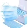 Buy cheap Single Use Disposable Surgical Mask Three Layer Bacteria Proof Non Irritating from wholesalers