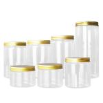 60Ml 100Ml 200Ml 250Ml Pet Clear Cosmetic Cream Jars Plastic Scrub Container