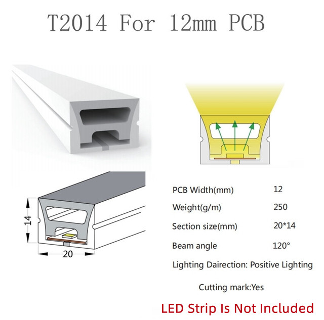 IP65 Waterproof Blue LED Neon Flex with 120 LEDs/M and Working Temperature of 40 60C