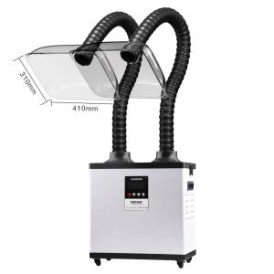 Wholesale Dual Suction Portable Smoke Extractor Machine , Double Fume Extractor For Nail Salon from china suppliers