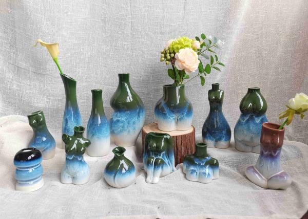 Factory Direct Supply Classic Handmade Pottery Clay Flower Pot Porcelain Ceramic