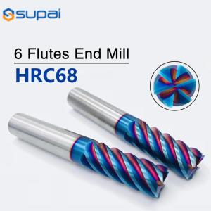 Wholesale 35 Degree Helix Angle 6 Flutes CNC Lathe Milling Cutters For Semiconductor Industry from china suppliers