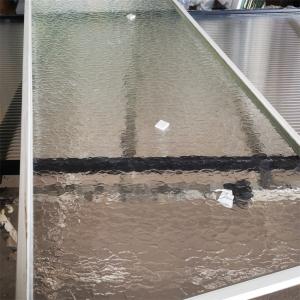 Wholesale 5MM Tempered Fluted Pattern Glass Ultra Low Iron Tempered Figured Ripple Pattern Glass from china suppliers