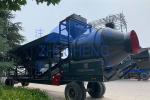 50m3 Per Hour Mobile Drum YHZG50 Concrete Batching Plant