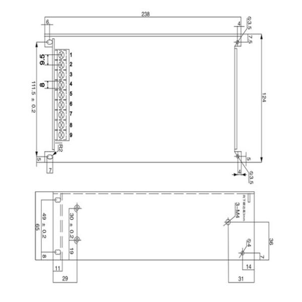 480W 48V 10A Single Output Switching power supply for LED Strip light AC to DC LED Driver