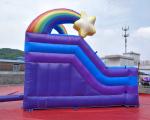 Durable PVC Inflatable Unicorn Bouncy House For Birthday Party Quadruple