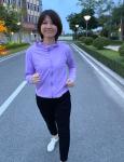 Casual 88% Polyester 4 Way Spandex Ladies Active Jacket For Autumn