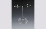 Clear ABS POP Tabletop Poster Sign Holders Retail For Store , 200mm Pole