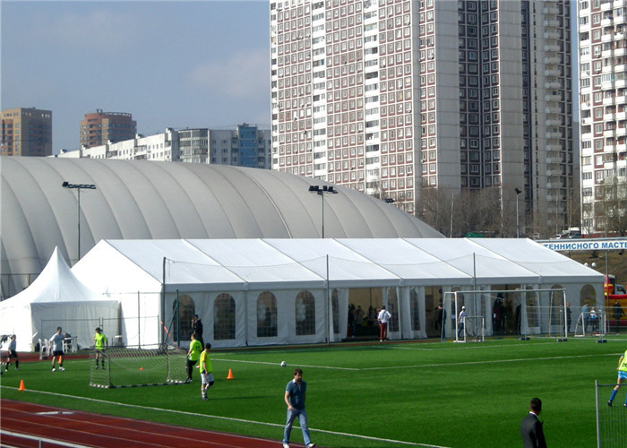 Blockout Tarpulin Canvas White Event Tents 15m By 30m Custom Design