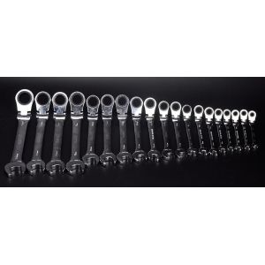 KM FOLDABLE RATCHET COMBINATION SPANNER with high quality