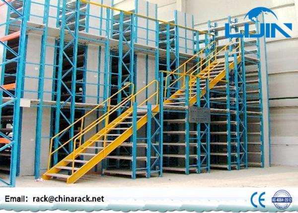 Quality Workshop Rack Supported Mezzanine Floor With Walkways Multi Layer for sale