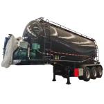 3 Axles 40cbm 45ton V Shape Dry Powder Silo Transport Cement Bulk Tanker Semi