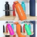 Double Layer Vacuum Insulated Thermos Cup Sports Drinking Bottle OEM ODM