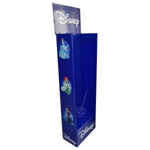 Wholesale Disney Carton Display Hook Peg Stand Corrugated Cardboard Counter Display Stand from china suppliers