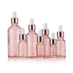 Empty Essential Oil Bottles 10ml 20ml 30ml 50ml 100ml Rose Gold Glass Dropper