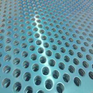 Wholesale Hexagonal Hole Perforated Metal Plate Anti slip Panel with Round / Oblong Holes from china suppliers