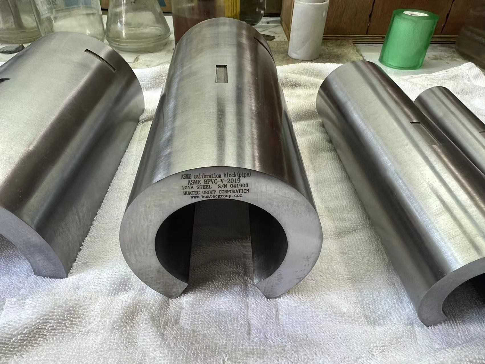 HUATEC Piping Asme Calibration Block Non Destructive Testing Equipment