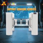 HCW IP44 Swing Barrier Turnstile 40W Stainless Steel 304 Pedestrian Turnstile