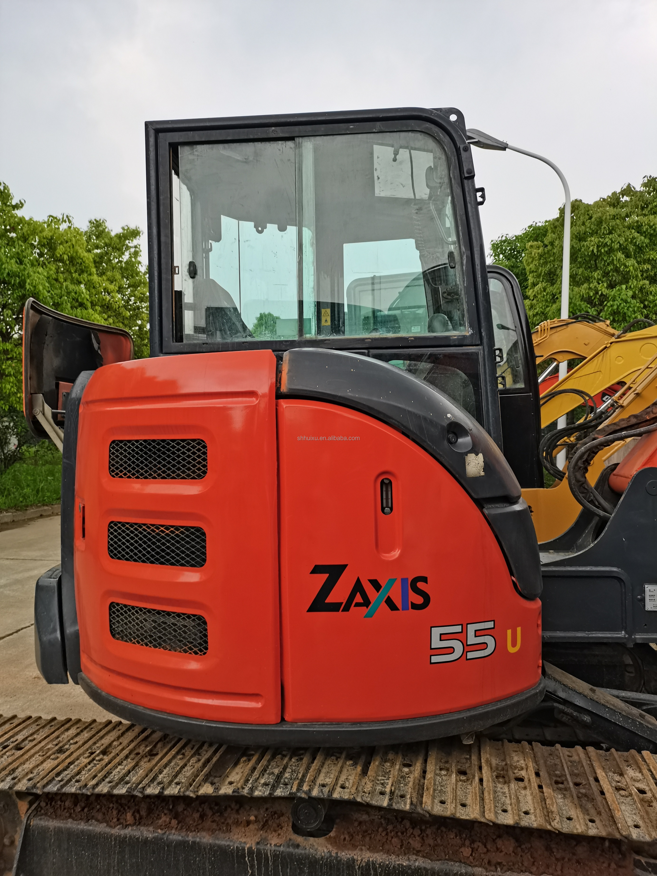 Hitachi in stock Excellent quality Hitachi ZX55U Second hand hydraulic crawler excavator/Used mini digger Hitachi ZX55U Cheap price