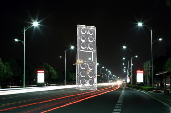 SMD7070 & 3030x4 12in1 T2 LED Street Light Lens With Gasket,IP66 Protection For