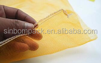 50kg Load Capacity Green HDPE Mesh Bag for Vegetables and Fruits Durable Material