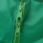 Deep Green Travel Non Woven Fabric Bags With Laminated Full Color Printing