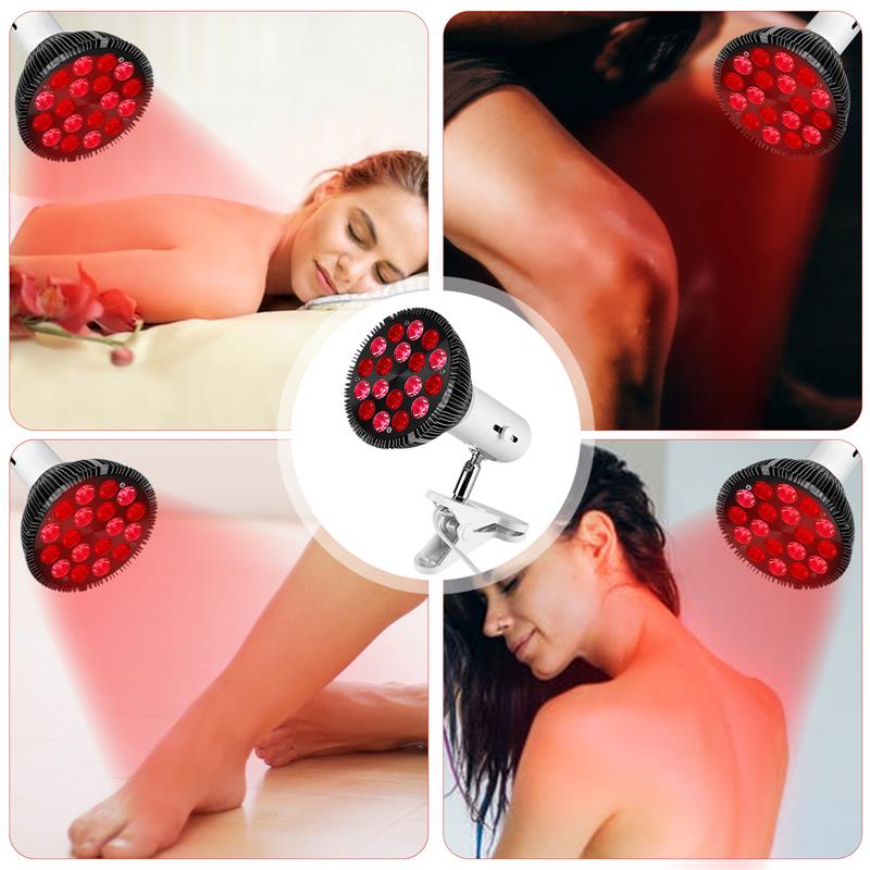 54W Red Infrared Light Therapy Lamp 660nm 850nm Led Pain Relief