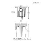 Adjustable Beam Direction IP67 Led Ground Lights Outdoor 24VDC 110/240VAC 6x2W