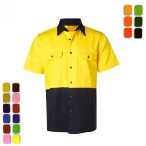 China 100% Cotton Hi Vis Reflective Polo Shirt Security For Summer on sale