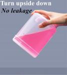 Clear Translucent Wide Mouth 250ml 500ml PP Plastic Cosmetic Jar Cosmetic