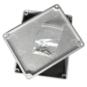 Wholesale Custom Drilled Aluminum Instrument Enclosure Stone Vibration Grinding Surface from china suppliers