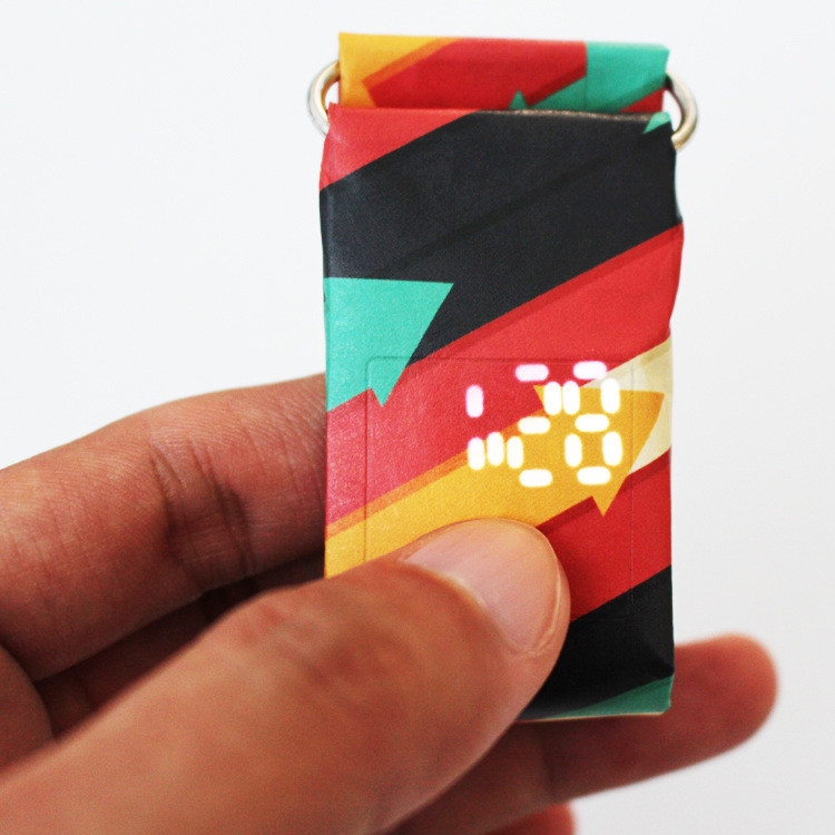 Promotional Paper watch DuPont paper logo customized colorful and interesitng