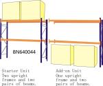 BN640034 Industrial Pallet Racks Heavy Duty Warehouse Shelving 2 Inch Adjustable