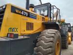 Original Komatsu WA470-3 Used Wheel Loader 210KW For Quarrying