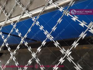 Welded Ripper Razor Mesh Fencing | H2.5mX6.0m | 75X150mm diamond hole | CBT-65 | CBT-60 - HeslyFence_CHINA