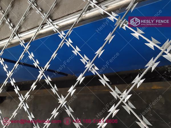 Quality Welded Ripper Razor Mesh Fencing | H2.5mX6.0m | 75X150mm diamond hole | CBT-65 | CBT-60 - HeslyFence_CHINA for sale