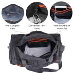 Sport Anti Theft Travel Bag Lightweight Gym Duffle Bag With Shoe Compartment Wet