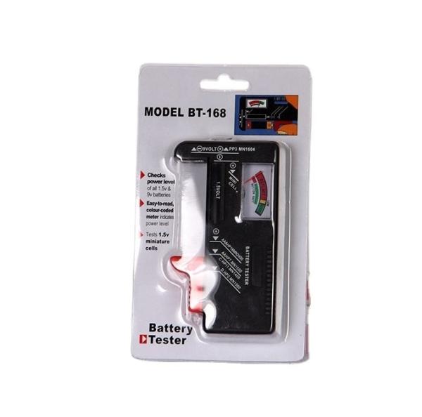 Portable Universal Digital Battery Tester Volt Checker Kampa BT168 AA AAA 9V