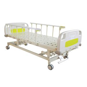 Wholesale ABS Manual Crank Adjustable Medical Care Bed Self Lubricating Hospital Nursing Ward Bed from china suppliers