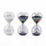 OEM ODM Glass Hourglass Sandtimer 5/10/15 Minutes Contemporary Style