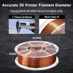 Strong Toughness For 3D Printer PLA Silk Copper Filament 3D Printing Essential