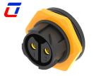600V 30A M25 Waterproof Male And Female Connectors 2 Pin IP67 Panel Mount
