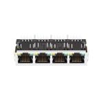 Amphenol SS-748804SC5-BB-PG4-BZ Compatible LINK-PP LPJE104AENL Tab Down Green