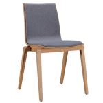 High Back Modern Comfortable Fabric Velvet Nordic Dining Chairs for Wooden