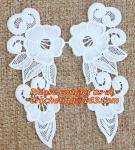 Embroidery Lace Collar Applique Neckline Lace Crochet Flower Motif Patchwork