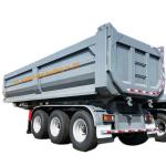 Heavy Duty Dump Semi Trailer And U Type 50/60 Tons Truck Trailer Tandem