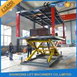 Scissor Hydraulic 2 Level Underground Parking Car Lift With CE , Car Lift